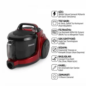 Orvica R-3800, 3800 Vt, konteyner, 4 l, 240 Vt