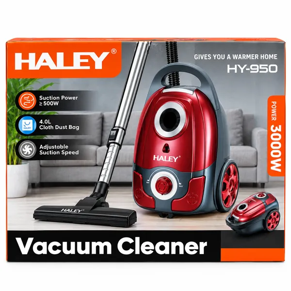 Haley HY-950, 3000 Vt, Torba, 4 l, 500 Vt — tozsoranlar