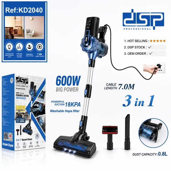 Vertikal tozsoran DSP, Simli, Quru, 600 Vt — tozsoranlar