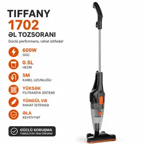 Vertikal tozsoran TIFFANY 1702, Simli, Quru, 600 Vt, Şəbəkə 220V