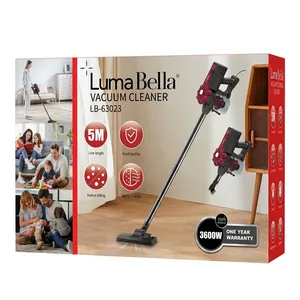 Vertikal tozsoran Luma Bella LB-63023, Simli, Quru, Qara, 1500 ml