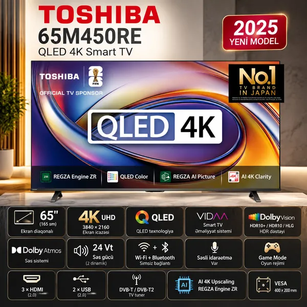 Toshiba QLED 65M450RE — телевизоры