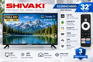 Shivaki S32NUCHH900 LED 32 düym Full HD Smart TV