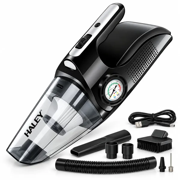 Simsiz əl tozsoranı Haley, 500 ml, Qara, Gümüşü — tozsoranlar
