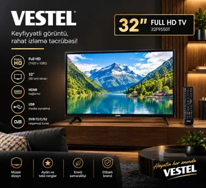 Vestel 32F9550T, LED, 32 düym, Full HD, Smart TV