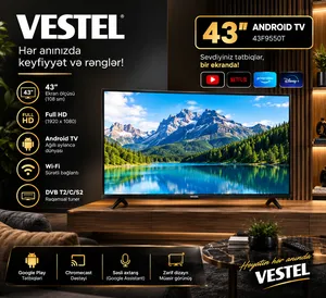 Vestel 43F9550T, LED, 43 düym, Full HD, Smart TV
