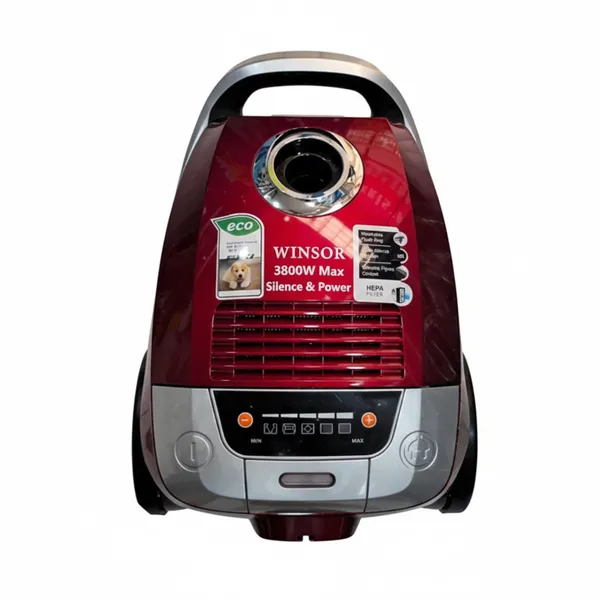 Winsor adi tozsoran KahnMarket030344, qırmızı, 3800W güc — tozsoranlar