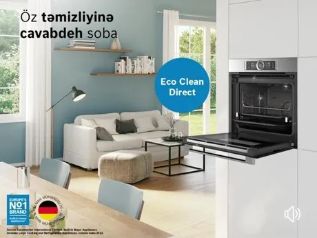 Quraşdırılan soba "BOSCH HBG636ES1 — sobalar və plitələr