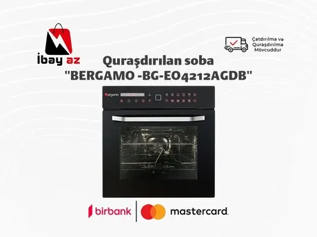 Quraşdırılan soba "BERGAMO -BG-EO4212AGDB — духовки и плиты