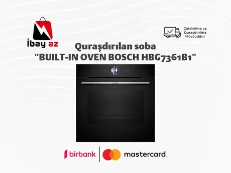 Quraşdırılan soba "BUILT-IN OVEN BOSCH HBG7361B1 — sobalar və plitələr