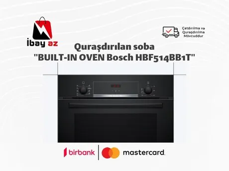 Quraşdırılan soba "BUILT-IN OVEN Bosch HBF514BB1T — духовки и плиты