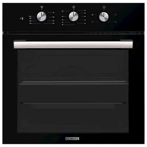 Quraşdırılan elektrik soba Kumtel 952850_RB, 52 L, konveksiya, qara