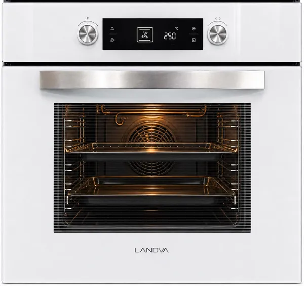 Quraşdırılan soba Lanova LNW2330WWS, Elektrik, 70 l, Ağ — духовки и плиты