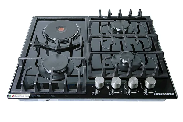 Qaz plitəsi Electrotech Kup 60 3GP Black — варочные панели