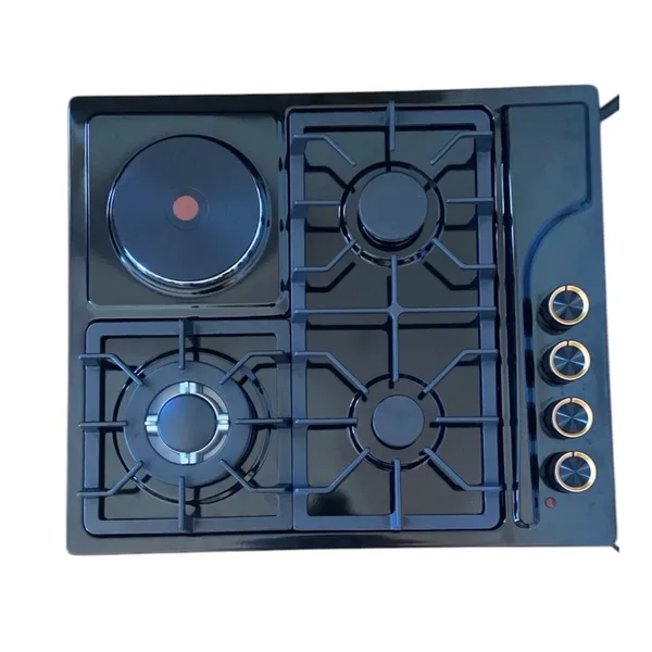 Quraşdırılan bişirmə səthi Bautech GAS6031BL Black — bişirmə panelləri