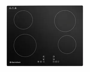 Elektrik bişirmə paneli Electrotech VTC V6050C2 şüşə keramika 4 gözlü.