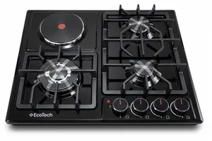 Bişirmə paneli Ecotech E60 F4003B, qara, mexaniki