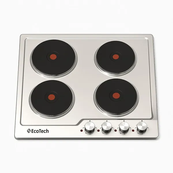 Bişirmə paneli Ecotech HP 60 4000 S, elektrik, paslanmayan polad — варочные панели