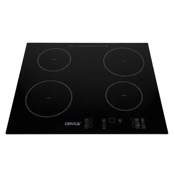 Bişirmə paneli Orvica, elektrik, sensor, 4 konfor, 56 sm — варочные панели