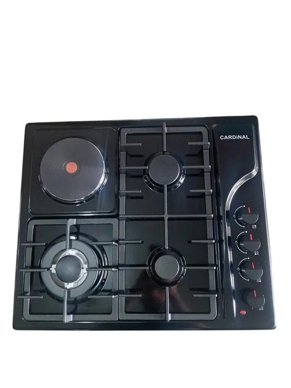 Bişirmə paneli Cardinal, qaz, elektrik, mexaniki, 4 konforlu, 47 sm — bişirmə panelləri