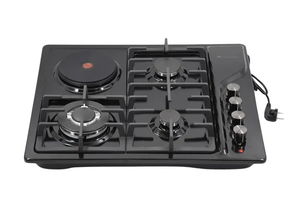 Bişirmə paneli Davaline 6041 BS FFD 3 qaz/1 elektrik mexaniki 4 konfor 60 sm — варочные панели