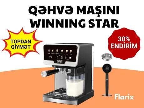 Qəhvə aparatı Winning Star ST-9890 – 1350W, — qəhvə maşınları