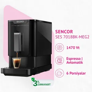 Qəhvə maşını Sencor SES 7018BK-MEG2