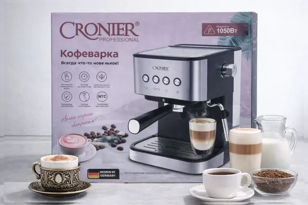 Qəhvəbişirən Cronier AA-771699 Gümüşü — qəhvə maşınları