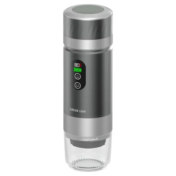 Portativ espresso qəhvəbişirici Green Lion GL-CM04, boz — qəhvə maşınları