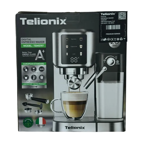 Qəhvəbişirən Telionix TEM5197 — qəhvə maşınları