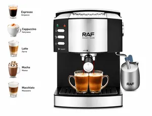 Qəhvə maşını RAF, 850 Vt, gümüşü/qara