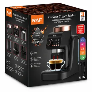 Qəhvə maşını RAF R.192, 700 Vt, 1 L, qara