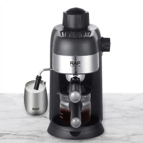 Damcılı qəhvəbişirən RAF Raf133 ALY 800 W 0.24 l qara — кофемашины