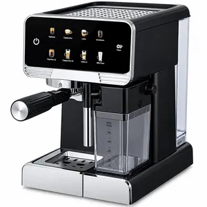 Qəhvə maşını Tiffany TF-1622, Espresso, 1350 Vt, 1.8 L, Gümüşü, Qara
