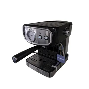 Qəhvə maşını Lexical LEM-0604, Espresso, 850 Vt, 0.24 l, Boz, Qara