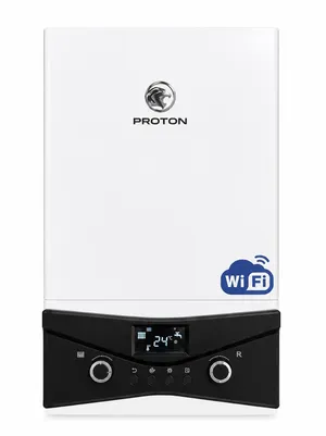 Kombi üçün qaz qazanı Proton, 40 kVt, iki konturlu