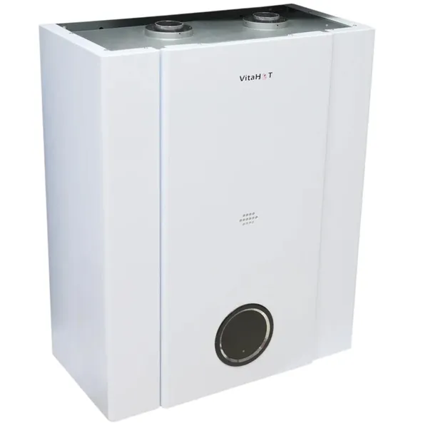 Qaz kombisi Vitahot, iki konturlu, 50 kVt, ağ — газовые котлы