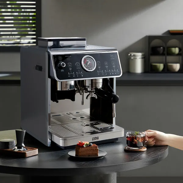 Espresso qəhvə maşını Winning Star RS-ST-9714 2800 W 2.7 l gümüşü. — qəhvə maşınları