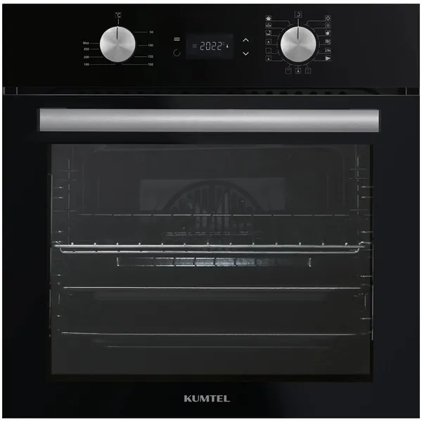 Quraşdırılan soba Kumtel, elektrik, 85 L, A, Qara — sobalar və plitələr