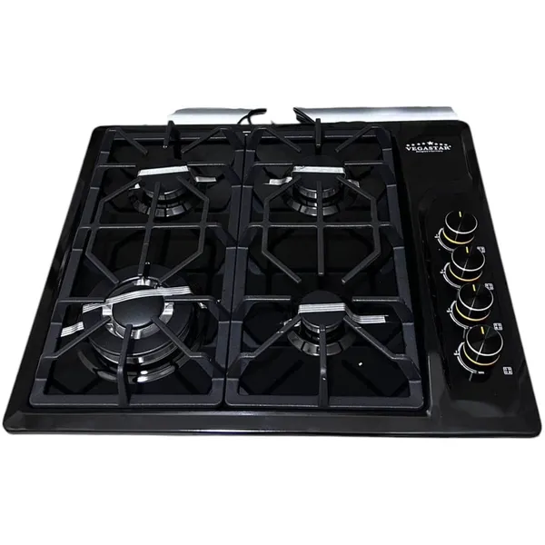 Quraşdırılan qaz bişirmə paneli Vegastar TECH_VG-6014B 4 gözlü Qara — варочные панели