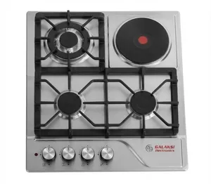 Qaz və elektrik kombinə edilmiş plitə 05-680 Boz