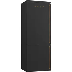 Smeg Cololine Soyuducu 70-lik (Antrasit) FA8005LA05