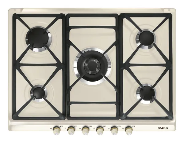 Smeg Krem Qaz Plitəsi SR775PO — варочные панели