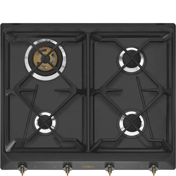 Smeg Antrasit Qaz Plitəsi SRV864AOGH — варочные панели