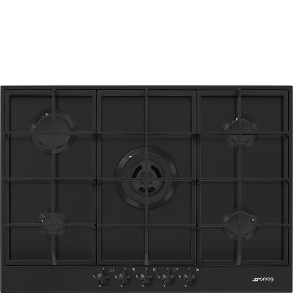 Smeg Qara Mat Qaz Plitəsi PX375MB — варочные панели