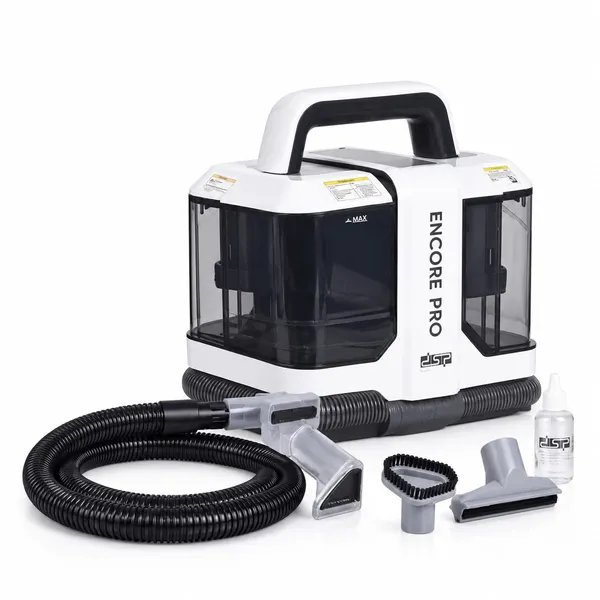 Yuyucu tozsoran DSP Encore Pro, 80 Vt, Akvafiltr, 800 Vt, Ağ, Qara — tozsoranlar