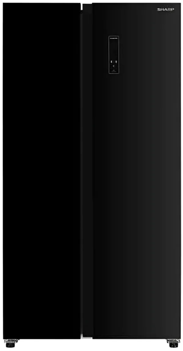 SHARP SJ-X655-BK3, No Frost, side-by-side, qara — soyuducular