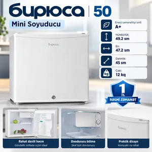 Biryusa, 50, Birkameralı, Ağ, 43 L, A+