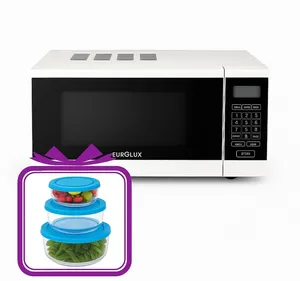 Mikrodalğalı soba Eurolux VP-MW023-01GSD + yemək saxlama qabları Hədiyyə