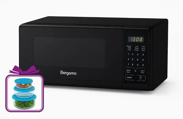 Mikrodalğalı soba Bergamo VP-MWO25-55GBD9 + yemək saxlama qabları Hədiyyə — микроволновые печи